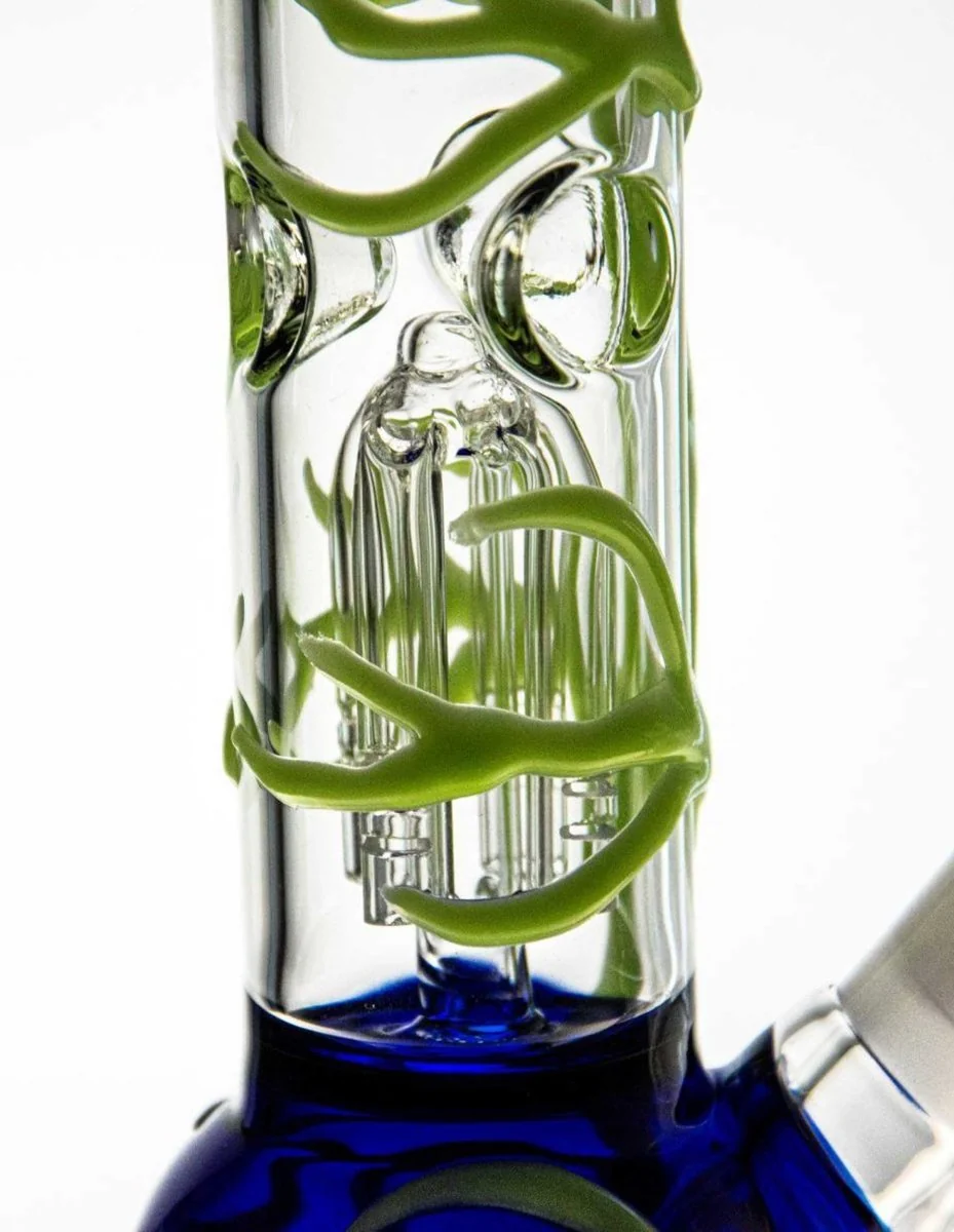 10" Tree of Life Glowing in Dark Water Pipe with Ice Pinch - Image 2