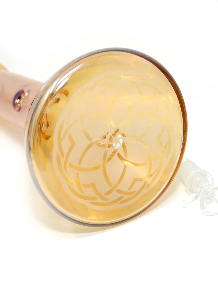 12" 7 mm Thick Heavy Duty Beaker Glass Bong - Image 4