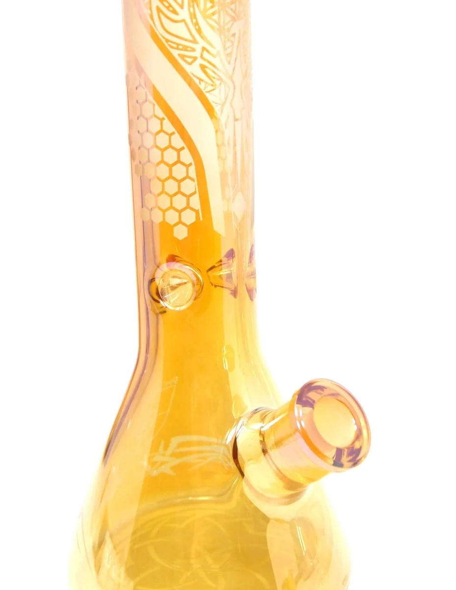 12" 7 mm Thick Heavy Duty Beaker Glass Bong - Image 5