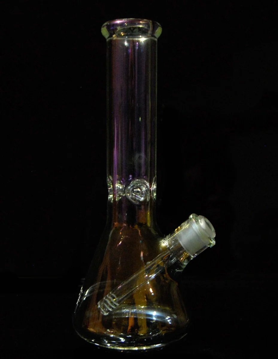 12" 9mm Super Heavy Duty Glass Beaker Bongs with Ice Pinch - Image 2