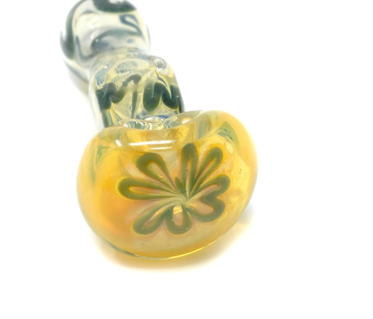 3.5" Glass Hand Pipe Spoon - Image 3