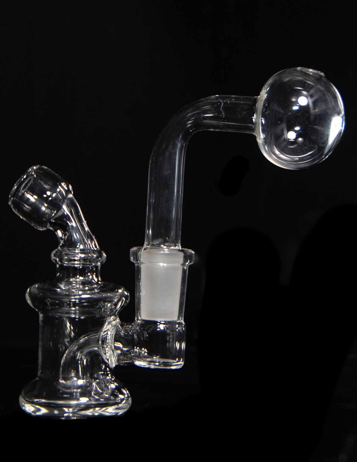 3.5" Mini Glass OIl Burner Bubbler Pipe
