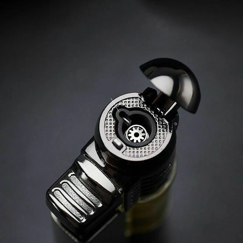 3" Windproof Turbo Lighter Gas Lighter Flame Butane Metal Cigarettes Mini - Image 2