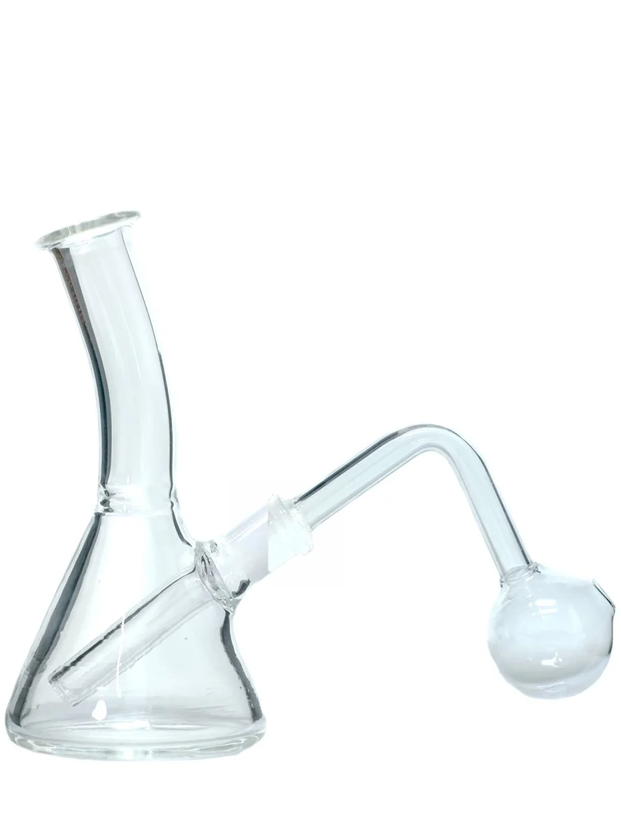 4.5" Miniature Glass Bubbler Oil Pipe