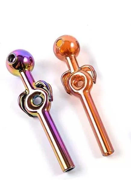 4" Glass Oil Burner Pipes with Colors