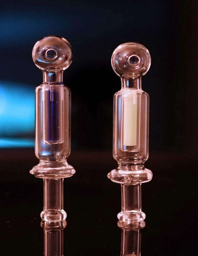 4" glass oil burner pipe with inline filter Bulk Discounts - Image 2