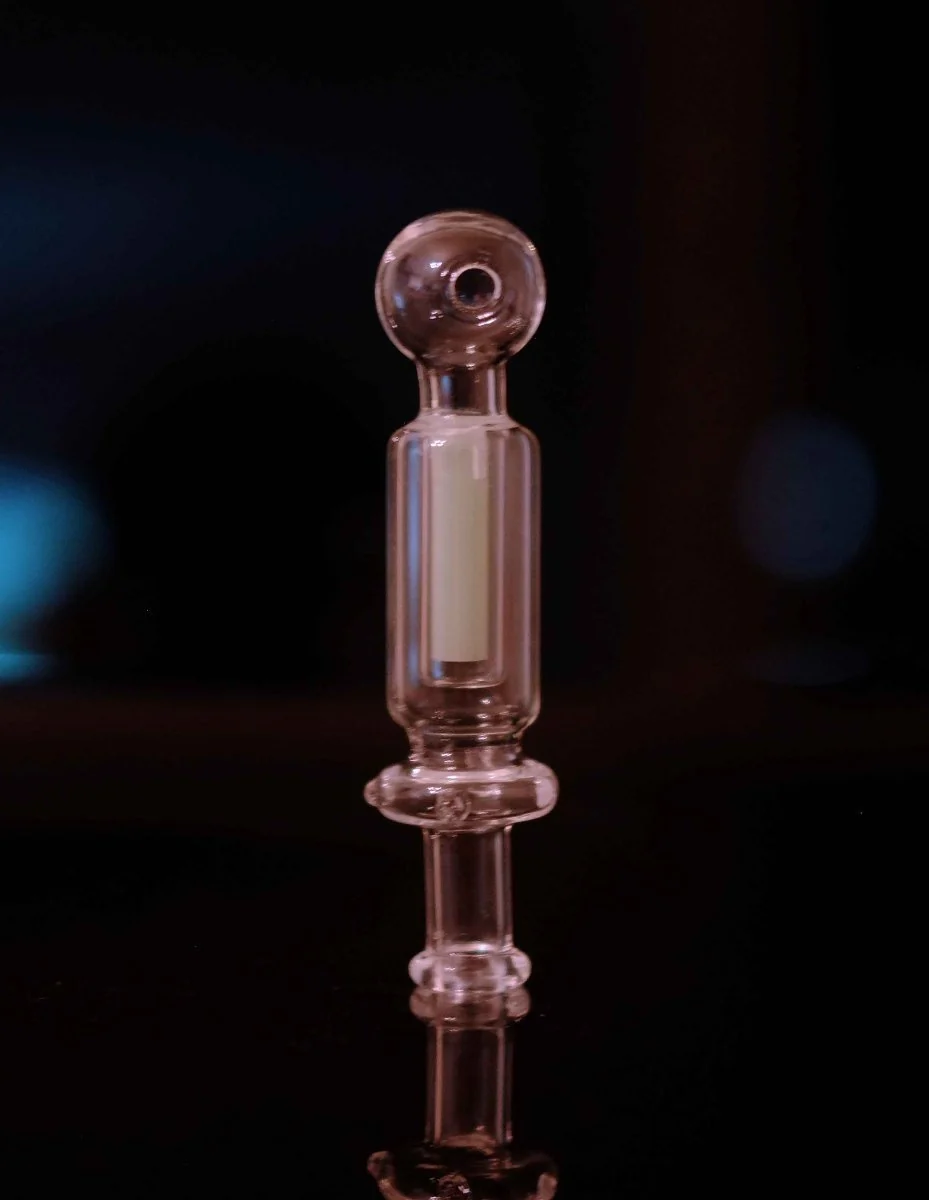 4" glass oil burner pipe with inline filter Bulk Discounts - Image 3