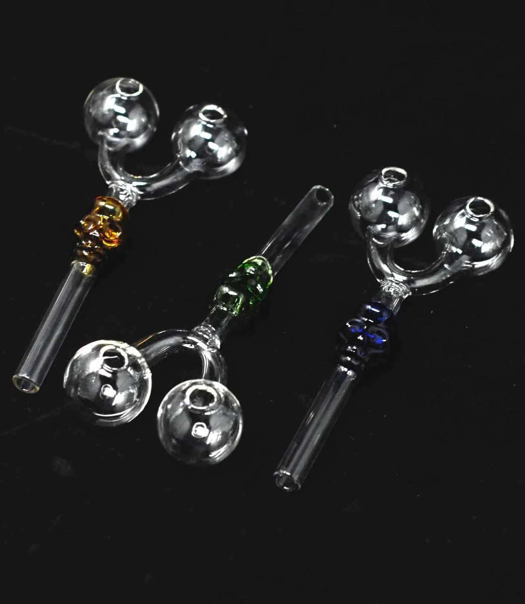5" Glass Slingshot SKull Oil burner