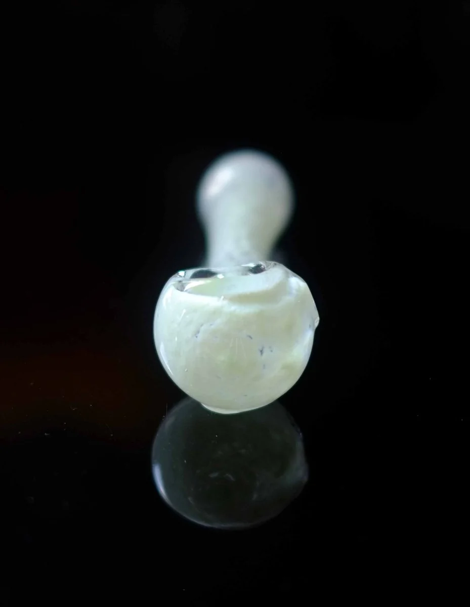 4" Glass Spoon hand Pipe - Image 5