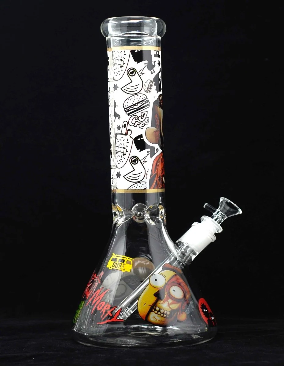 4" RM Heavy Duty Glass Water Pipe Bong