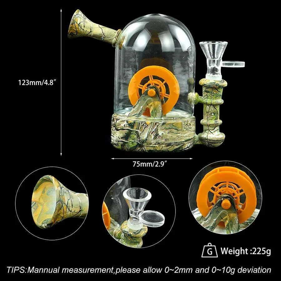 5" Camo design Windmill water pipe - Image 3
