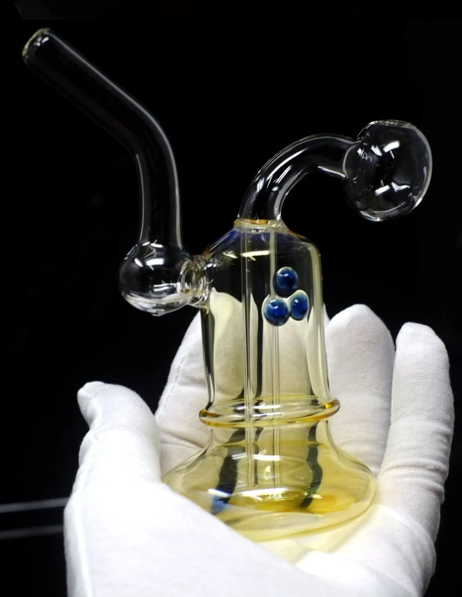 5" Glass Oil Burner Bubbler Pipe