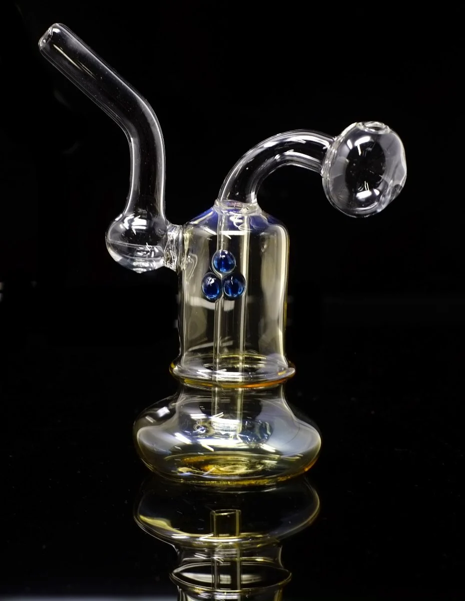 5" Glass Oil Burner Bubbler Pipe - Image 3