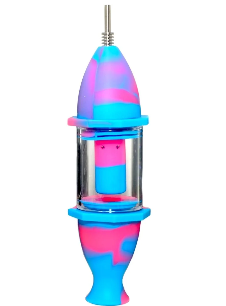 6.5" Silicone Missiles Shape Nectar Collector