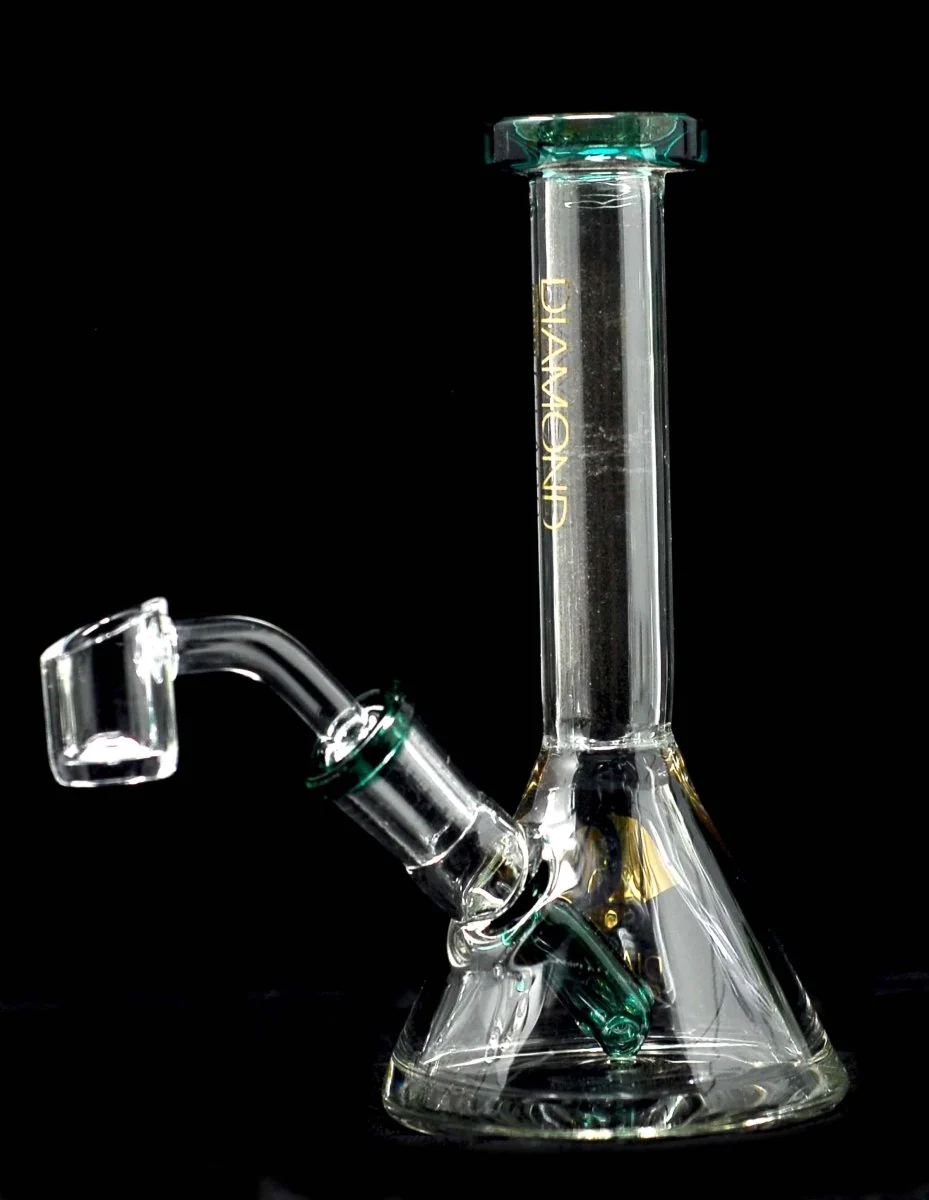 6" Clear Glass Water Pipe Rig - Image 2