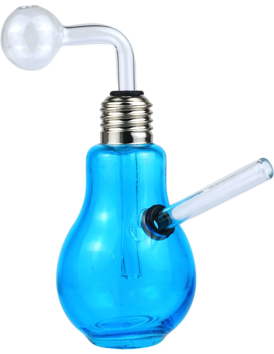 6" Inches Light Bulb Design Oil Burner Bubbler - Image 2