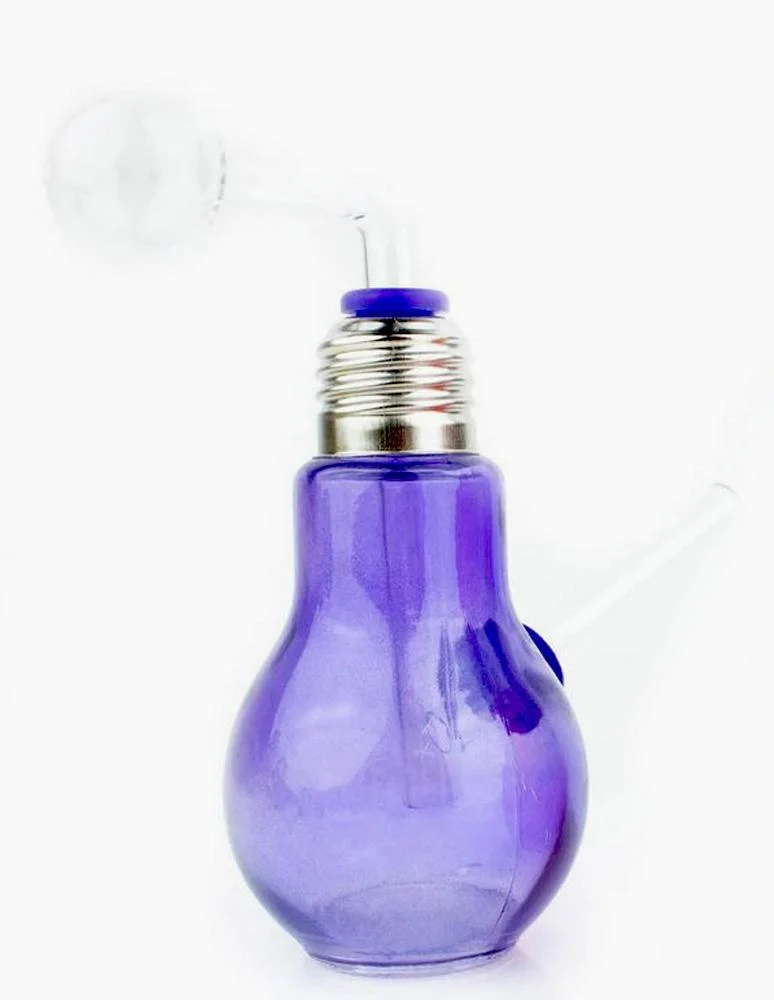 6" Inches Light Bulb Design Oil Burner Bubbler - Image 3