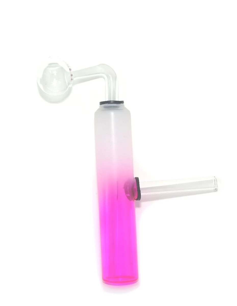 7" Glass Oil Burner Bubbler Pipe - Image 2