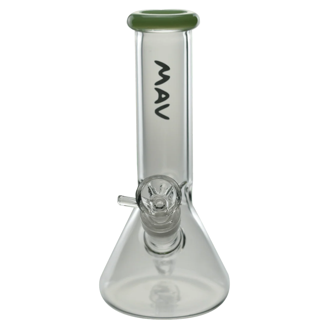 8" Color Top mini Beaker Bong by Maverick Glass