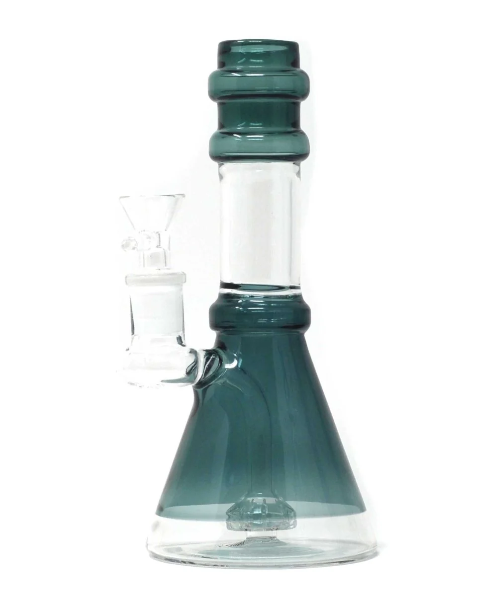 8" Glass Water Pipe  Showerhead Perc Bong