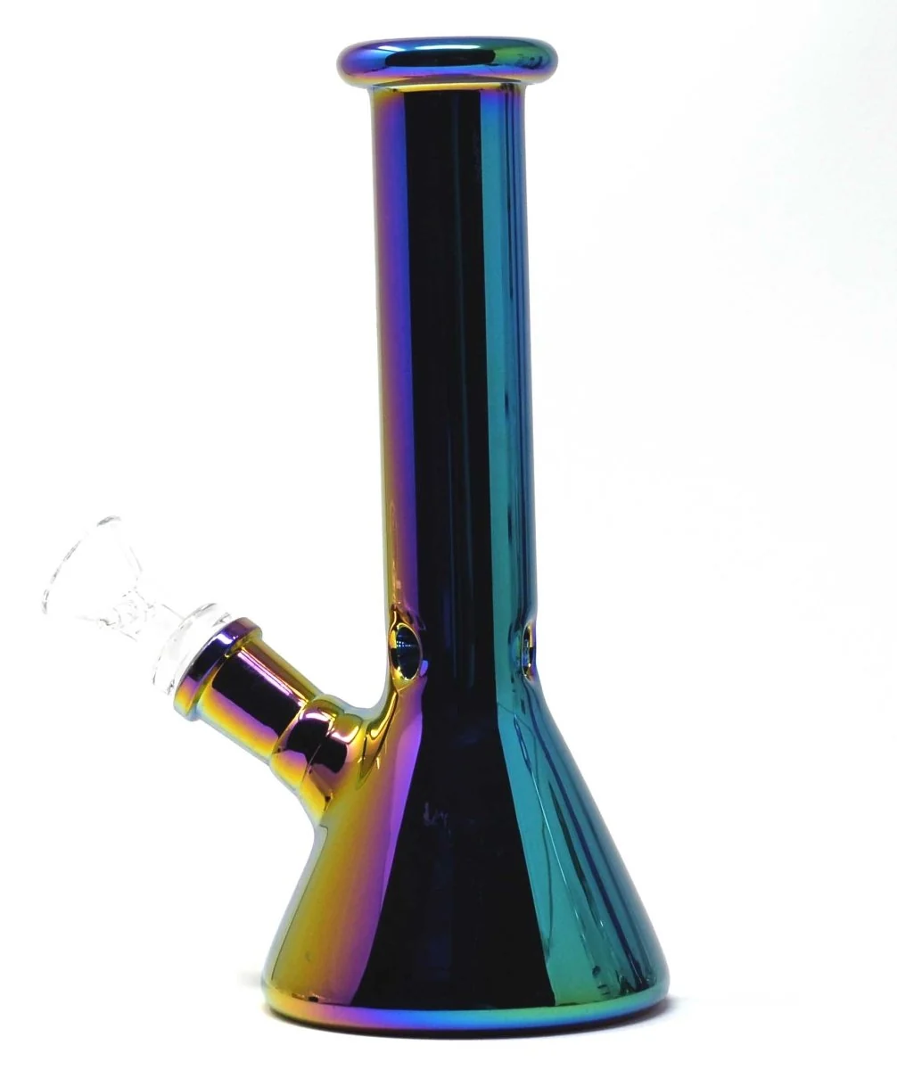 8" Gradient Glass Water Pipe Bong with Inc Pinch - - Image 3