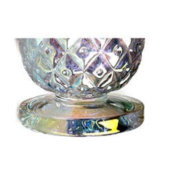 8" Holographic Rainbow Design Pineapple Glass Water Pipe - Image 3
