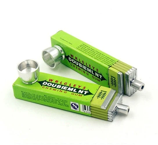 Chewing Gum Double Mint Arrrow Metal Tobacco Pipe - Image 2