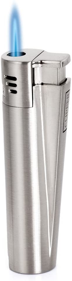 CLIPPER Jet Flame Torch Cigarette Cigar Butane Gas Metal Lighter - Image 3