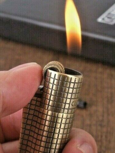 Clipper Metal Cigarette Lighter Soft Flame Refillable Butane Gas In Copper Bronze - Image 4