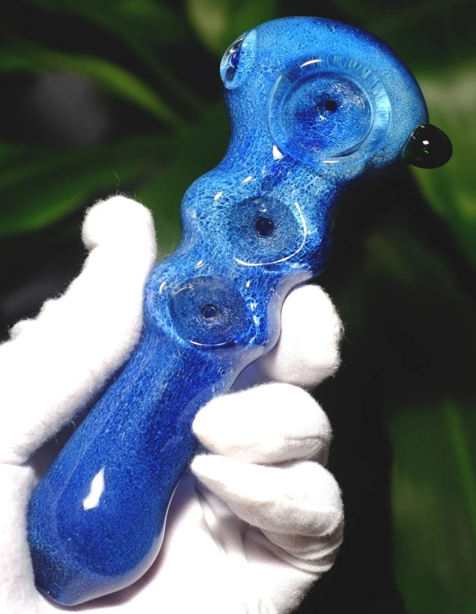 4.5"  Glass Hand Spoon Pipe