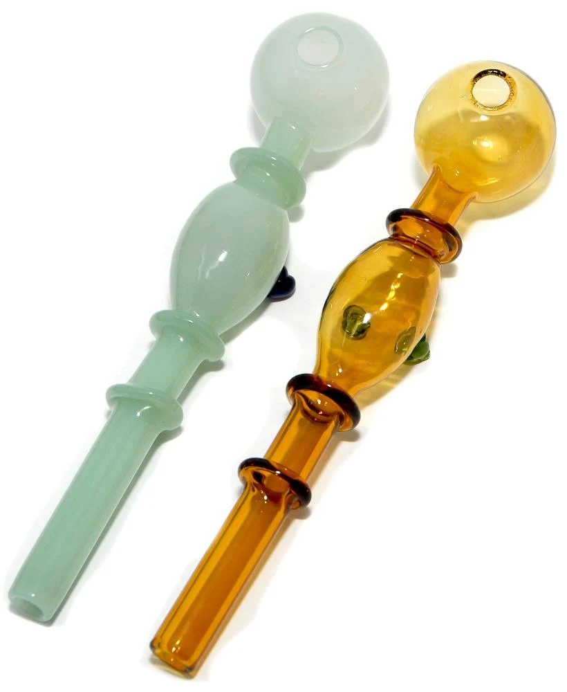 5" Straight Glass Oil Burner with feets, buy more save more