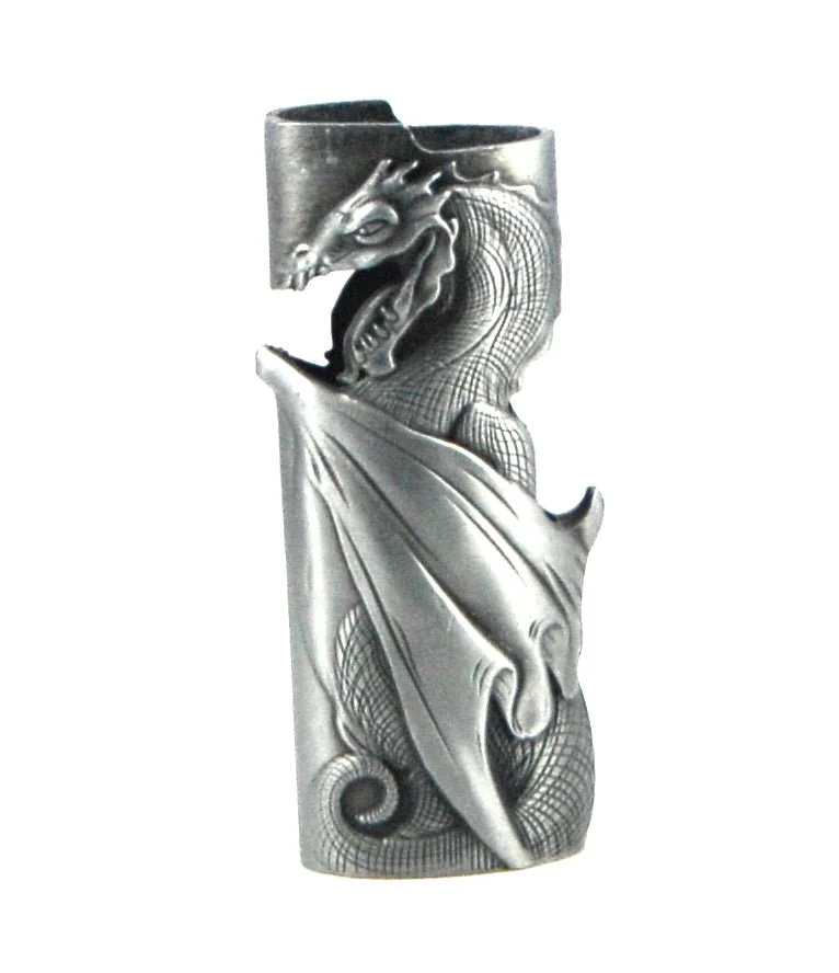 Dragon Mystic Metal Lighter Case for BIC brand Lighter, 1pc - Image 2