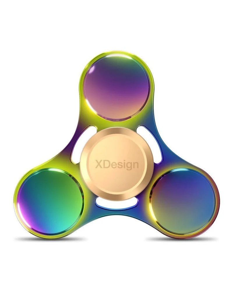 Fidget Spinner Rainbow Hand Focus Toy