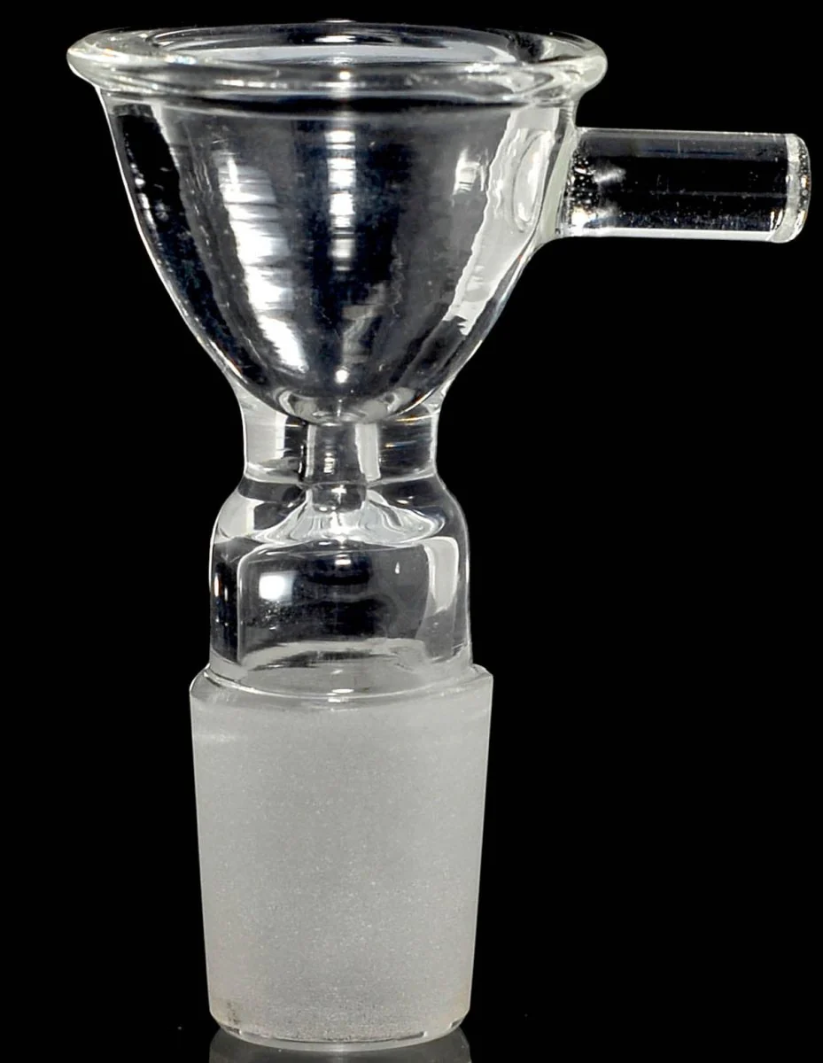 Glass on Glass Cone bowl Set of 2