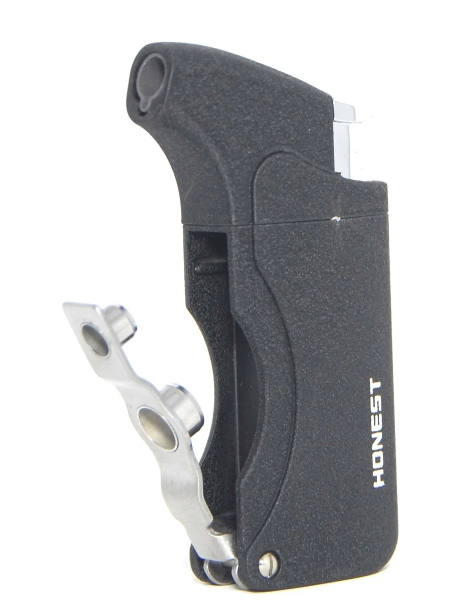 Honest  Jet Flame Butane Cigar Gas Lighter Cigar Punch