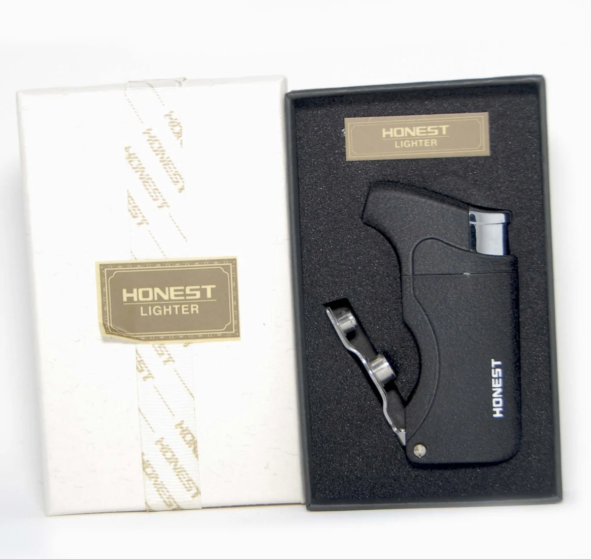 Honest  Jet Flame Butane Cigar Gas Lighter Cigar Punch - Image 3