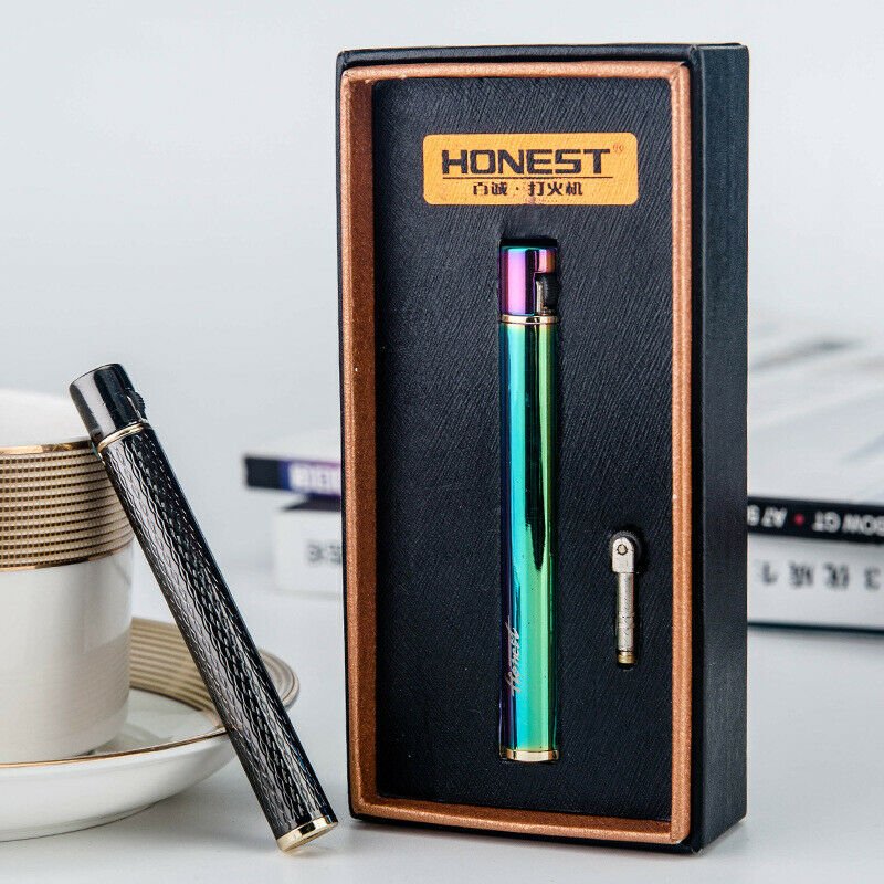 HONEST Mini Cigarette Size Lighter Refillable Grinding Wheel Lighter - Image 3