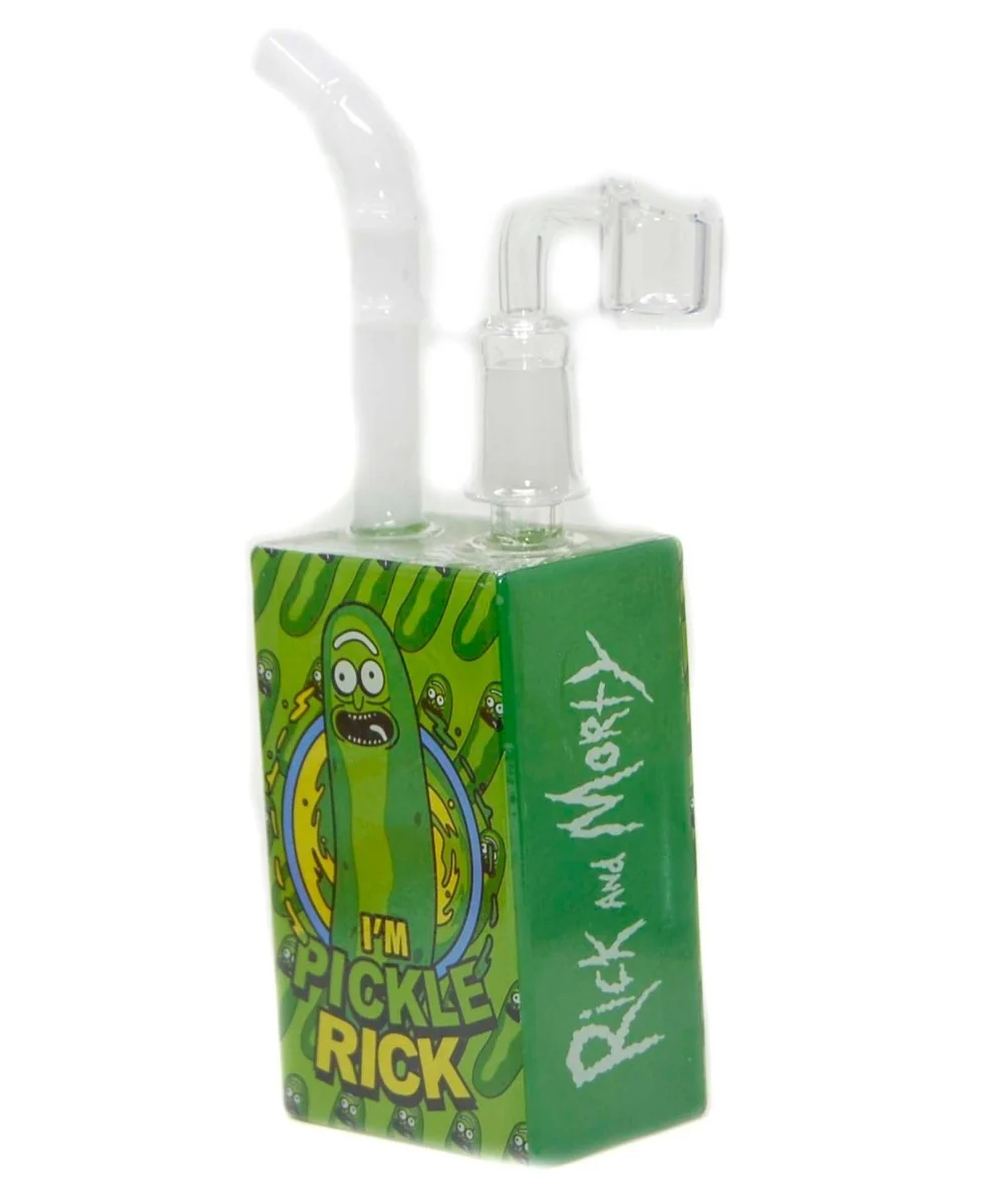 R & M Glass Juicy Box Bubbler Water Pipe
