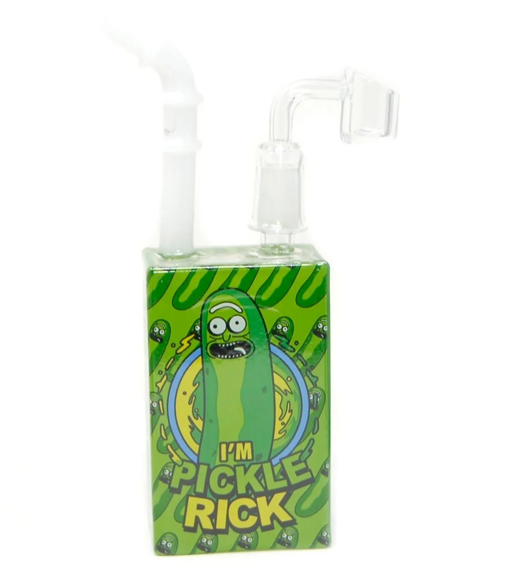 R & M Glass Juicy Box Bubbler Water Pipe - Image 2