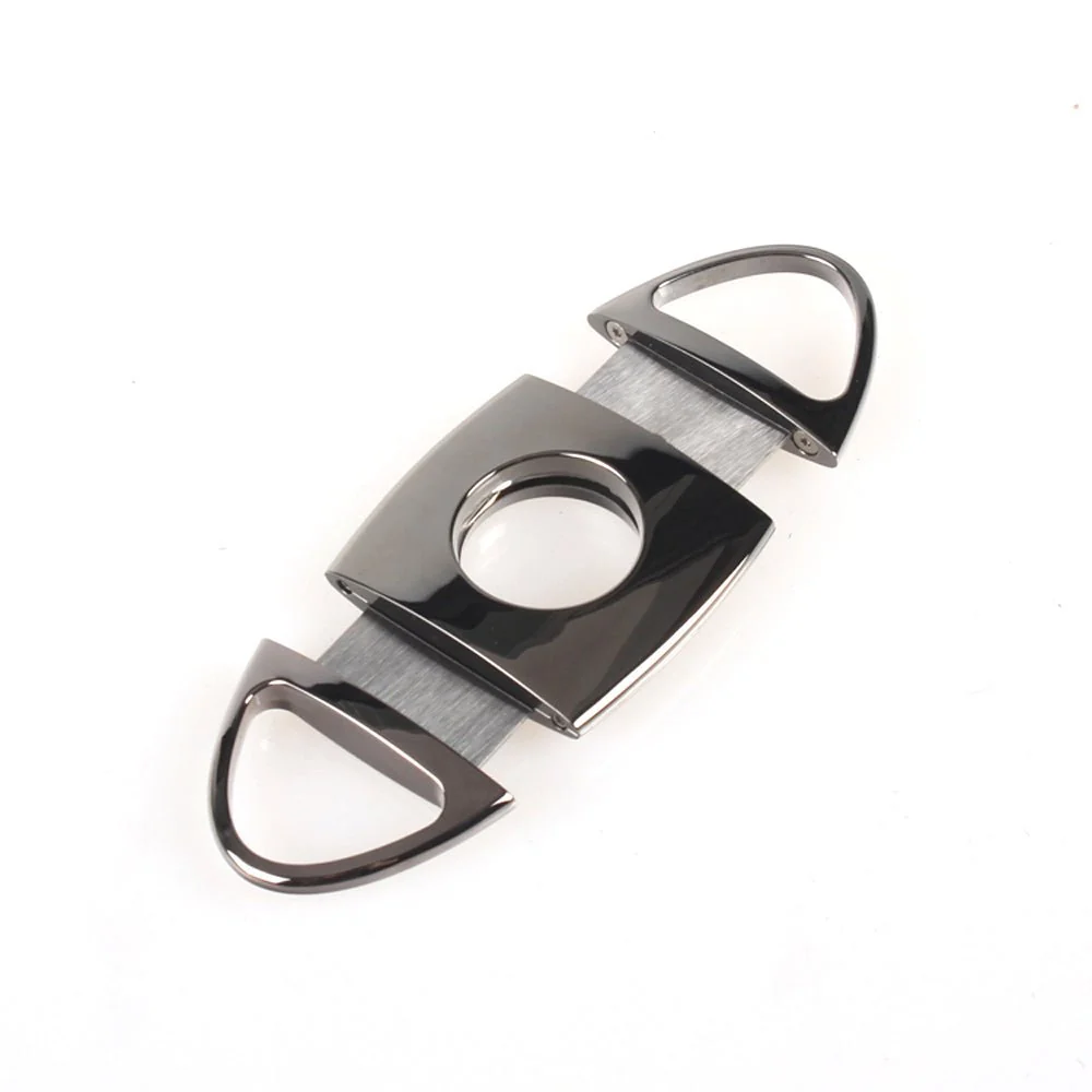ShowJade Guillotine Cigar Cutter Stainless Double Blade Steel Cutter - Image 2