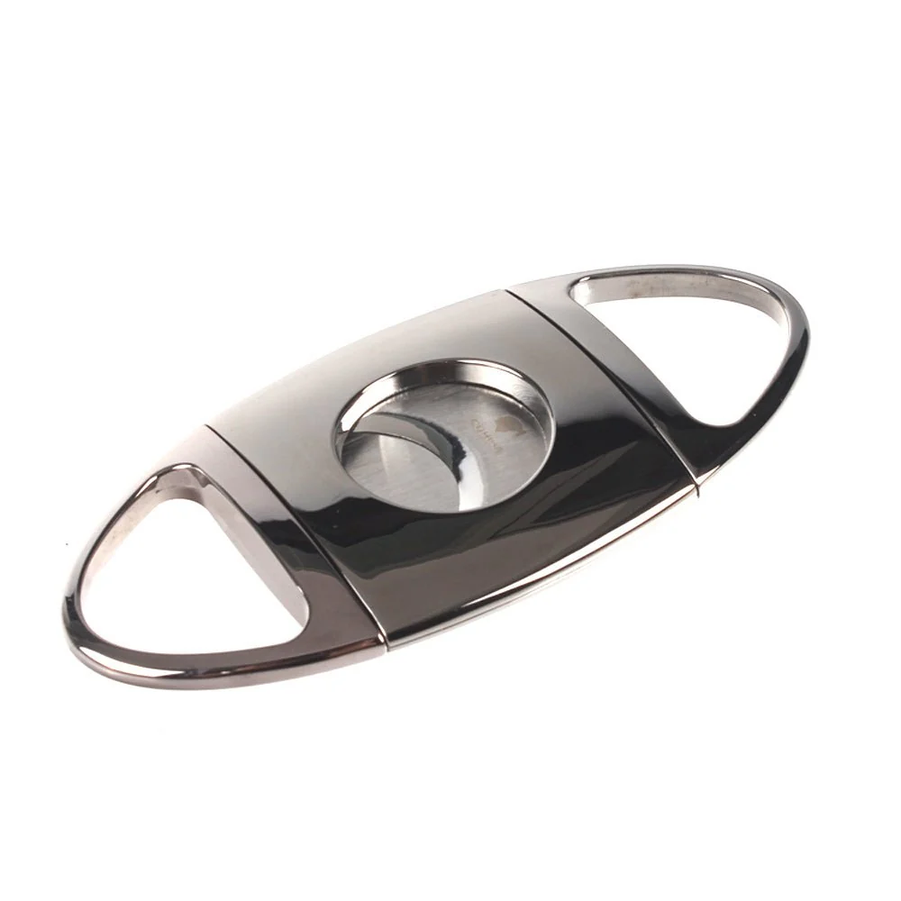 ShowJade Guillotine Cigar Cutter Stainless Double Blade Steel Cutter - Image 3