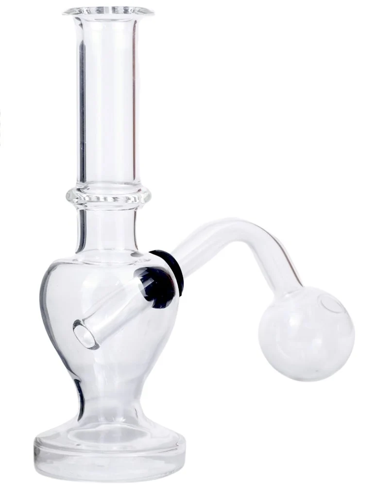 Simple Slim Glass Oil Burner Water Pipe 5"