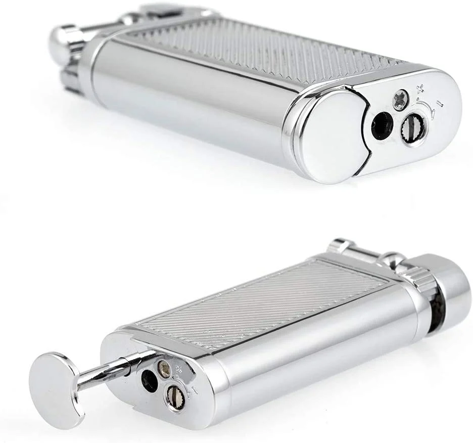 Spunk multifunctiona Antique Style Lift Arm Tobacco Pipe Cigarette Butane Lighter with Tamper & Pick - Image 3