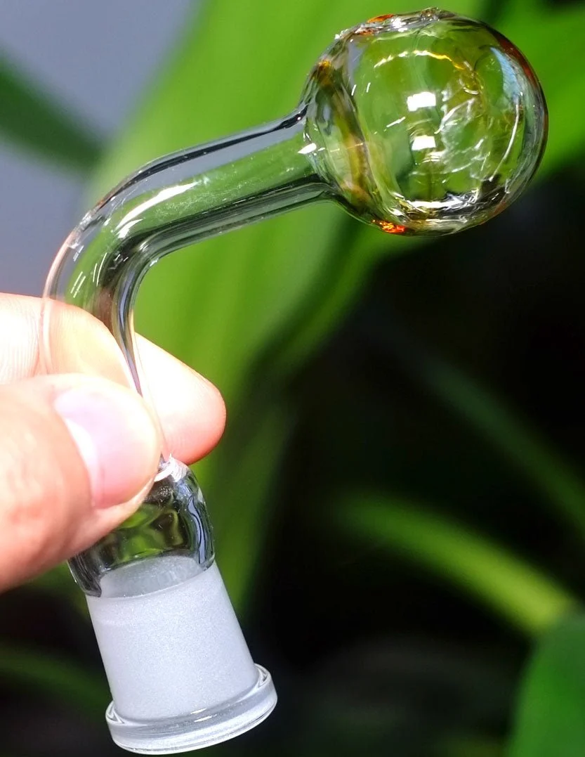 Striped Glass Oil Burner Pipe Attachment Adapters, Set of 2 pcs - Image 3